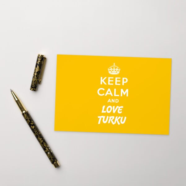 Postikortti - Keep calm and LOVE TURKU - Image 2