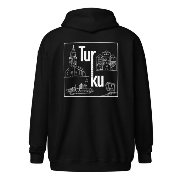Unisex Huppari vetoketjulla - Turun kiertotaulu - Image 4