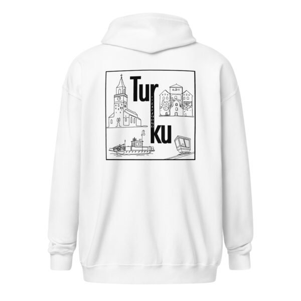 Unisex Huppari vetoketjulla - Turun kiertotaulu - Image 2