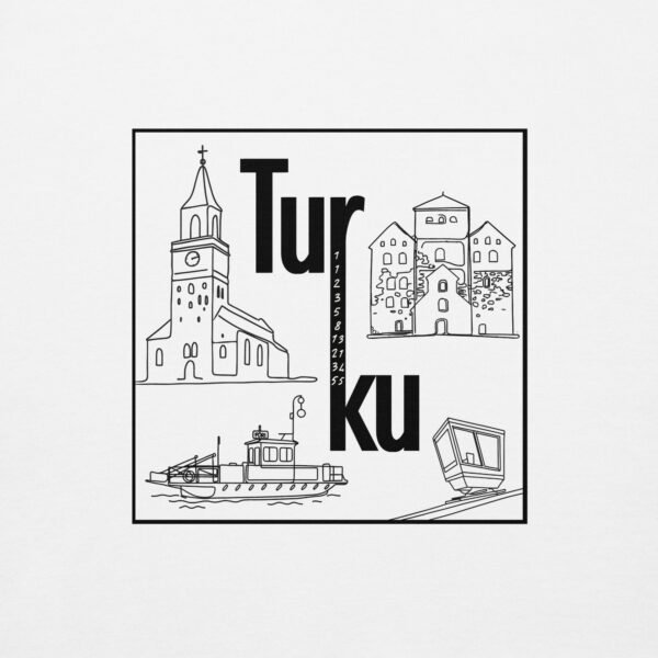 Unisex Huppari vetoketjulla - Turun kiertotaulu - Image 9