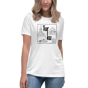 Naisten T-paita - Turun kiertotaulu