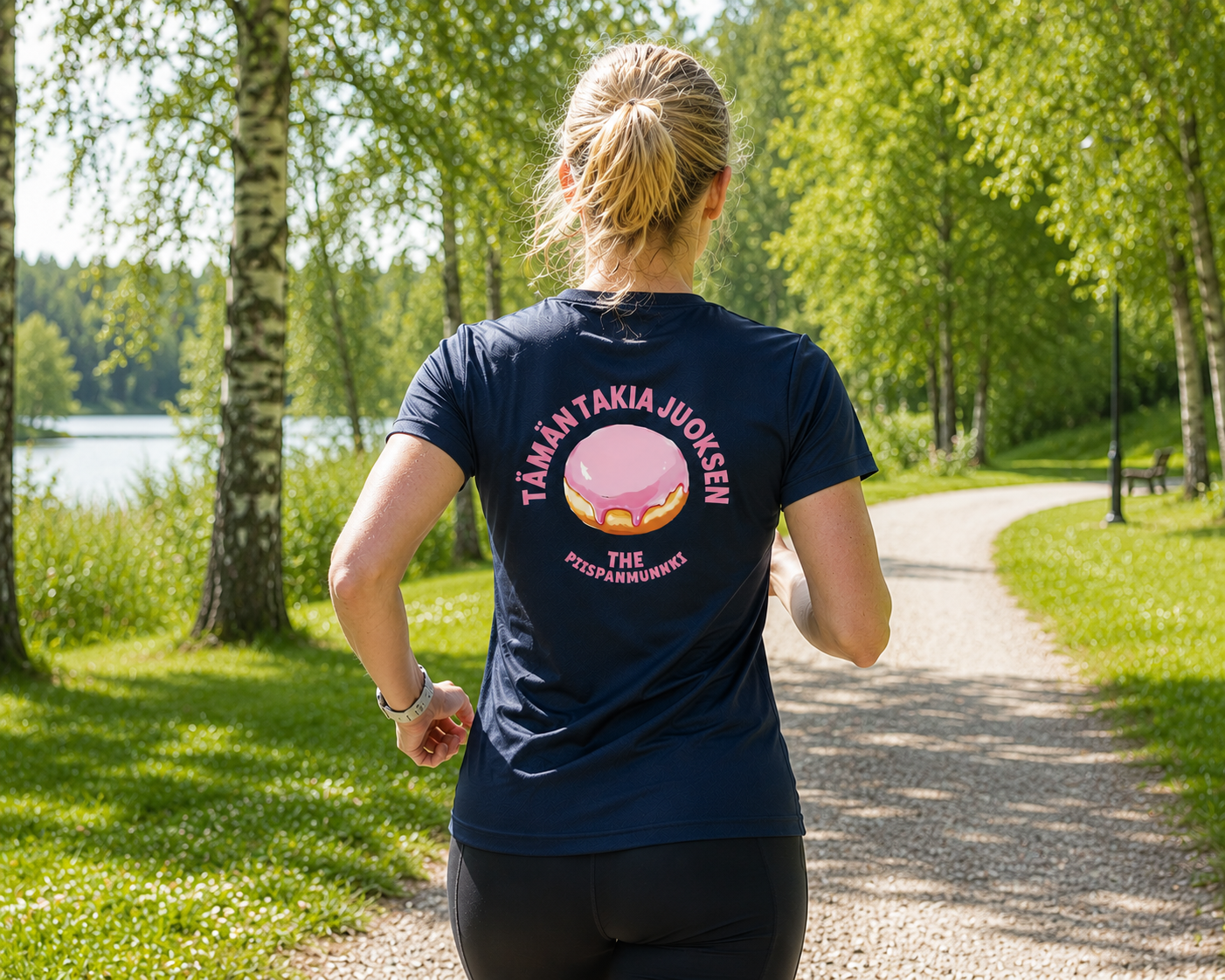 Naisten juoksupaita - Tämän takia juoksen - Piispanmunkki